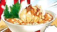 Chicken Egg Tempura Don as depicted in the manga