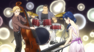 Team Dojima as a jazz band. (Episode 57)