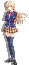 Erina Nakiri from Shokugeki no Souma  Emo anime girl, Anime girl base,  Anime