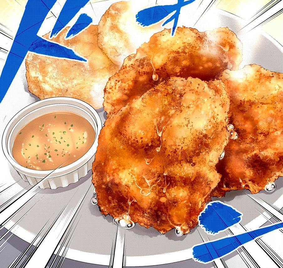 Drawing Original Anime Food Japanese Food Fried Shrimp Udon PNG Images |  PSD Free Download - Pikbest