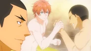 Gin's interactions with Satoshi in the past. (Episode 10)