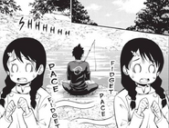 Megumi panics as Sōma calmly fishes for ingredients. (Chapter 16)