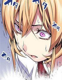 Erina visibly terrified by her father's sudden return to Tōtsuki