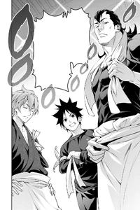 Satoshi, alongside Sōma and Tosuke, wins the First Bout