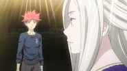 Leonora meeting Soma Yukihira for the first time. (Episode 32)