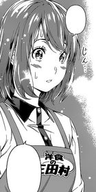 Hisako, relieved