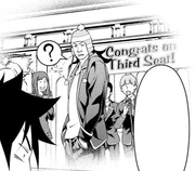 Tosuke unknowingly became the Third Seat