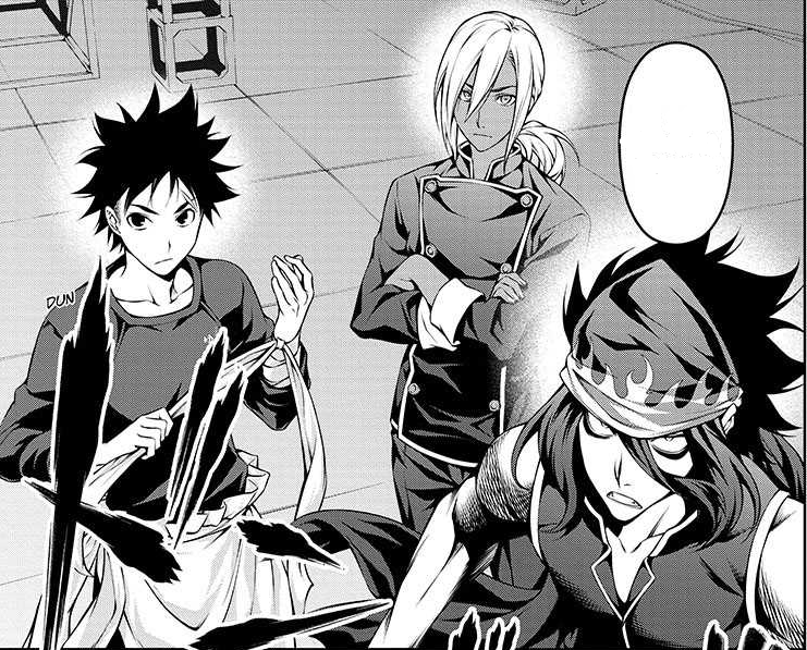 Shokugeki no Soma// Yukihira Soma, Ryo Kurokiba and Akira Hayama