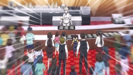 Alice presenting her egg dishes