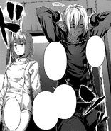 Akira vs Hisako.png (738 KB) Akira faces off against Hisako Arato in the quarterfinals. (Chapter 73)