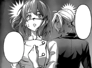 Hisako criticised by Akira.png (272 KB) Hisako gets criticized by Akira. (Chapter 75)