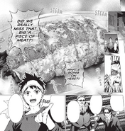 Sōma explains the secret behind his Roast Pork, Just Kidding. (Chapter 1)