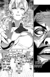Kasayama's kitchen was taken over by Erina