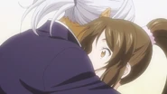 Akira hugging Jun (anime).png (1.68 MB) Akira hugs Jun after winning the Autumn Election. (Episode 34)