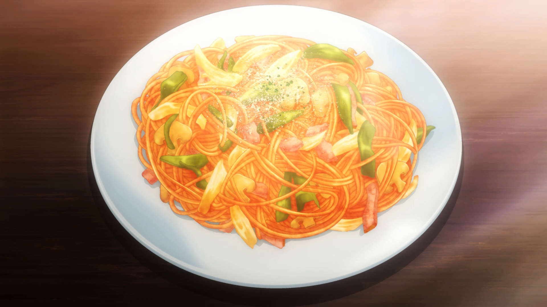 AI Art: saeki sayaka and pasta by @user-1617391021605209697 | PixAI