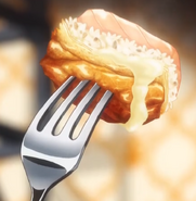 Piece of Salmon Coulibiac