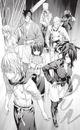 Momo and fellow Elite 10 members (Chapter 206)