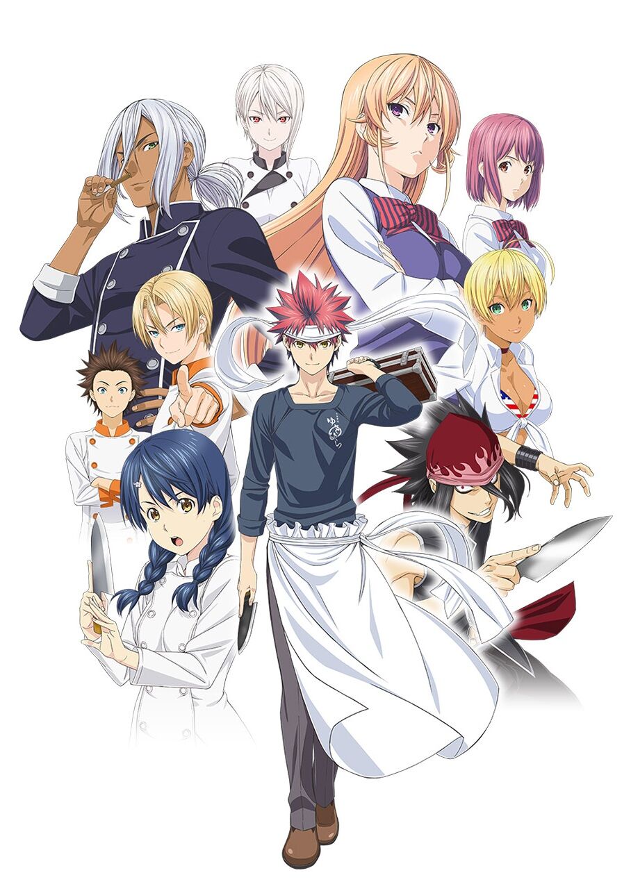 Free: Anime Icon , Shokugeki no Souma v, male and female anime characters  transparent background PNG clipart - nohat.cc