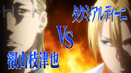 Etsuya & Takumi face off in the 3rd Bout. (Episode 65)