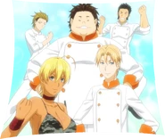 Takumi and the other rebels pass the first exam. (Episode 51)