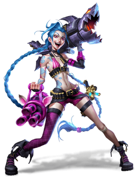 Jinx LOL Render 2
