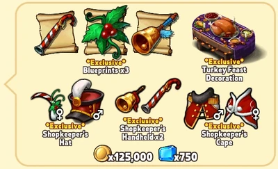 Holiday Package Contents