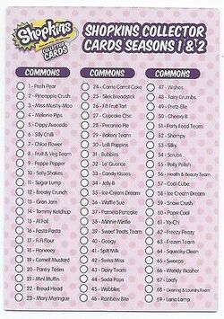picture Shopkin Season 1 Checklist shopkins collector cards wiki fandom