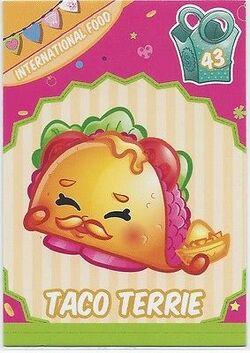 Taco Terrie Shopkins Collector Cards Wiki Fandom