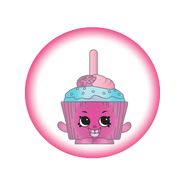 Translucent Cupcake Chic Charm art