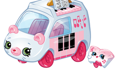 Shopkins Series 1 Cutie Car - Peely Apple Wheels