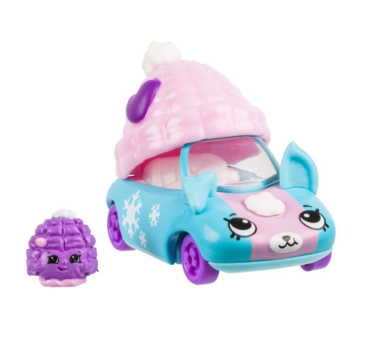 Shopkins Cutie Cars Hearts Blue, Pink and White