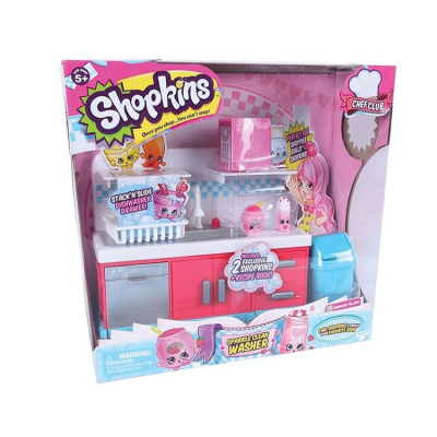 NEW Shopkins Chef Club Sparkle Clean Washer With 2 Exclusive Shopkins