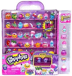 Shopkins Season 4 Glitz Collectors Case 8 Exclusive Shopkins, Stores 60  Shopkins 