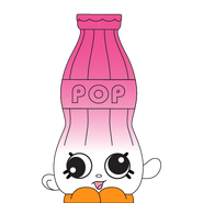 Bottle Pop Halloween Pumpkin Pink variant art