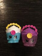 Chloe Cupcake Bag original (left) and Adorable Store (right) toys