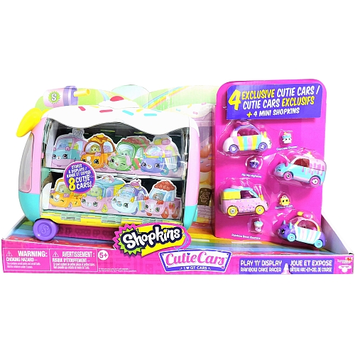 Shopkins cutie cars collectors rainbow cake cupcake van on sale