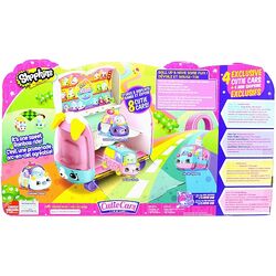 Shopkins cutie cars collectors rainbow cake cupcake van shop