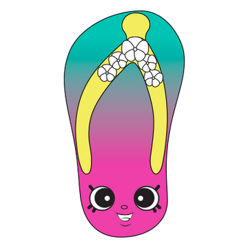 Shopkins flip flops clearance