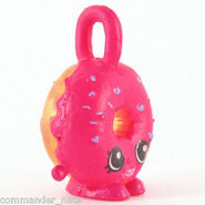 Translucent D'lish Donut Charm toy