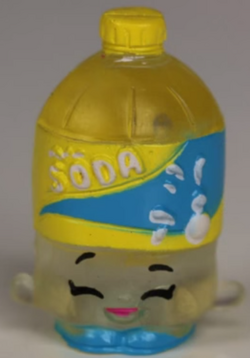 Shopkins: Season 2 figure #2-144 - transparent yellow Suzy Soda