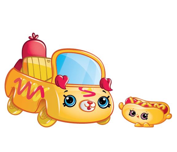 Shopkins Cutie Cars #16 Hotdog Hotrod Series 1 New