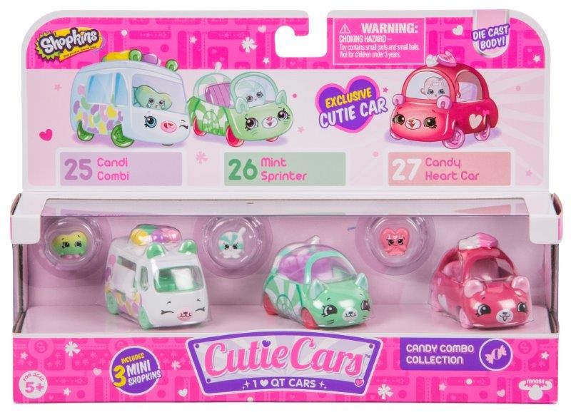 License 2 Play - Cutie Car Shopkins S1 3PK, Candy Combo 