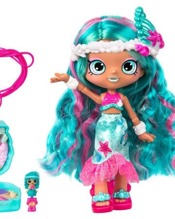 blue hair shopkins doll