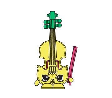 numero 2 clipart viola