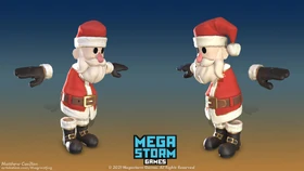 Santa Farmer 3D Model made by Matthew Casillan