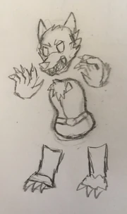 Werewolf (now Legacy Werewolf) original concept made by baconandx