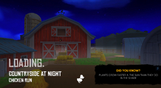 Countryside at night