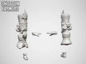 Nut Cracker blank render made by Jules Joire