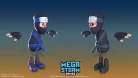 Soni Shinobi 3D Model made by Matthew Casillan