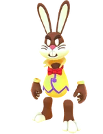 Chocolate bunny skin